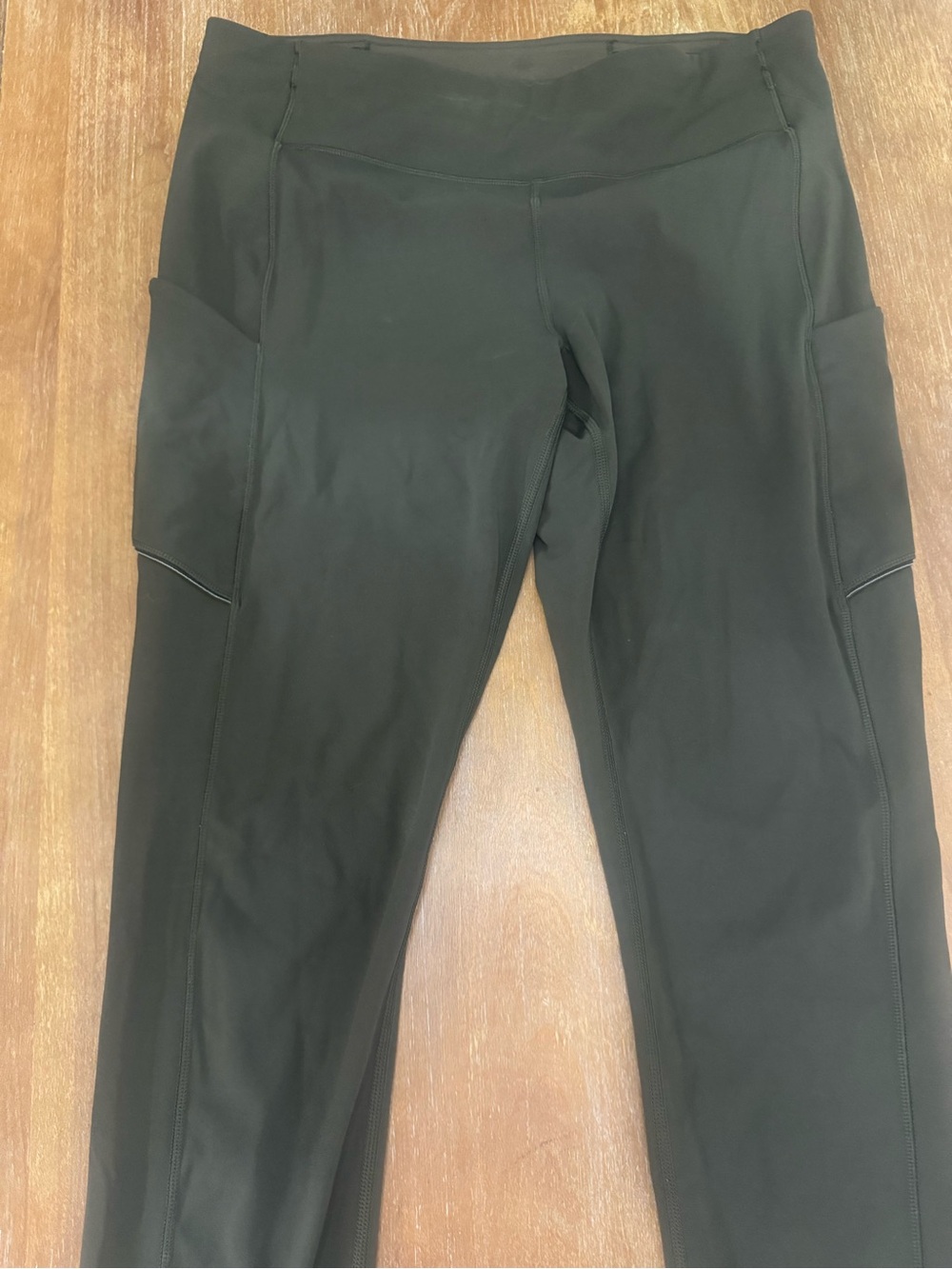 lululemon athletica Green High-Rise Leggings with Side Pockets